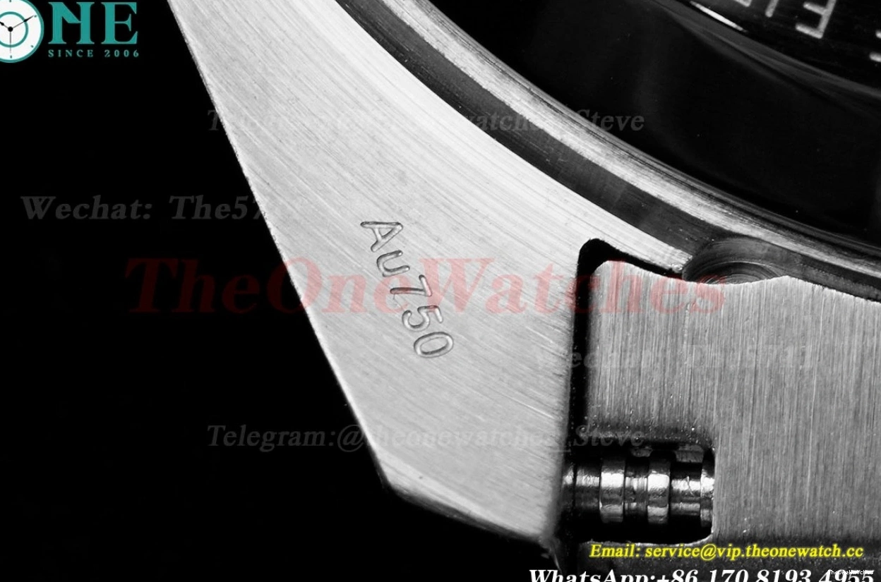 SS RMF White A7750 Mod SS Speedmaster Dial 41mm 0203